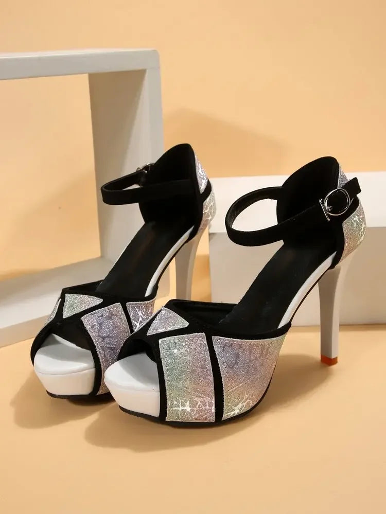 Fish Mouth High Heels