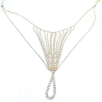 Chain Crystal Thong