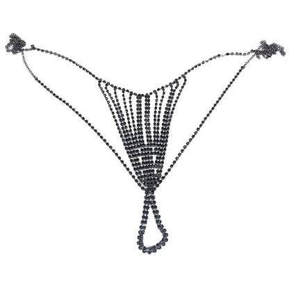 Chain Crystal Thong